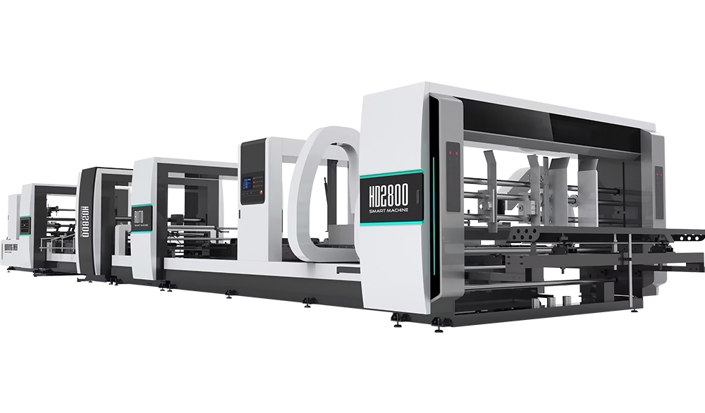 Folder gluer and stitcher 586