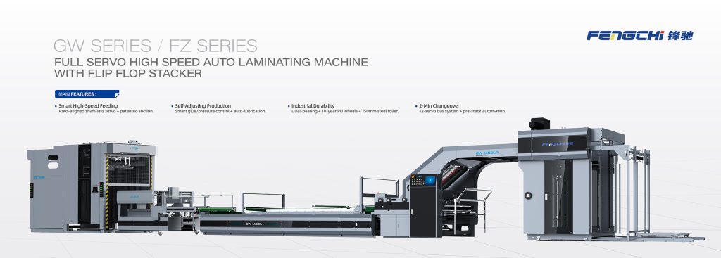 Full servo litho laminating line
