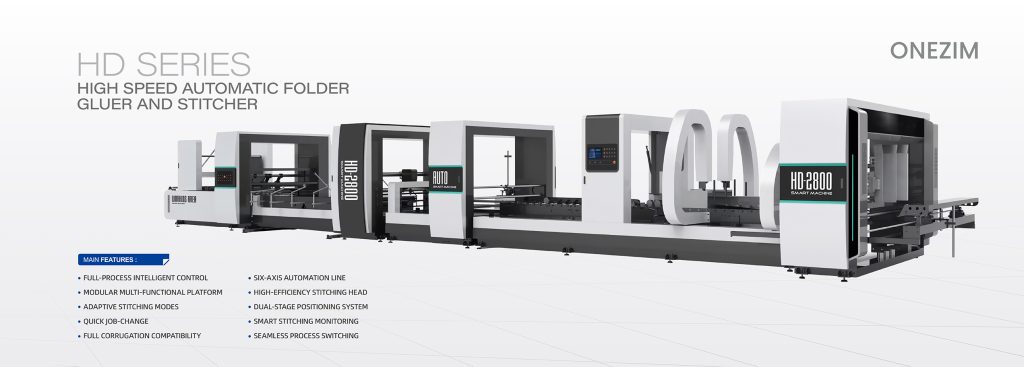 Automatic folder gluer stitcher