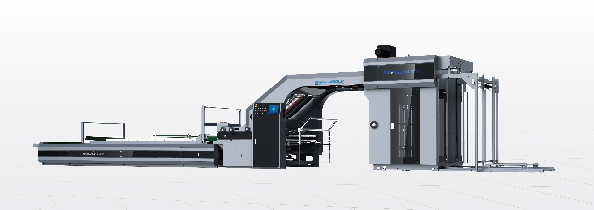 GW series high speed flute laminator