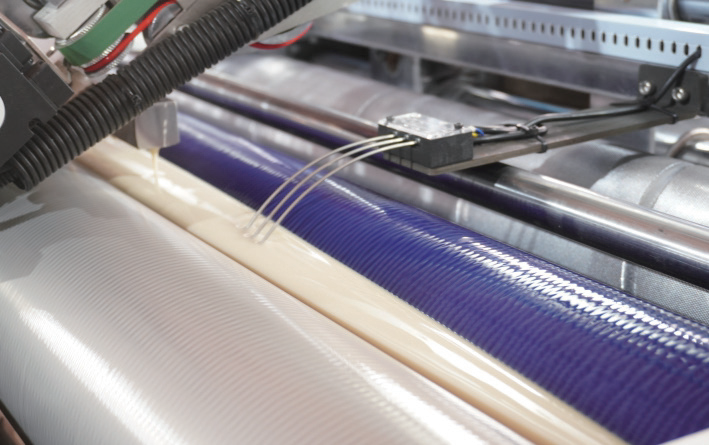 Enlarged glue roller