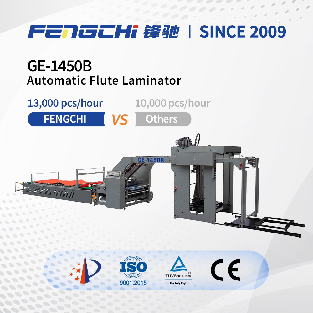 GE-1450B Intelligent Flute Laminator