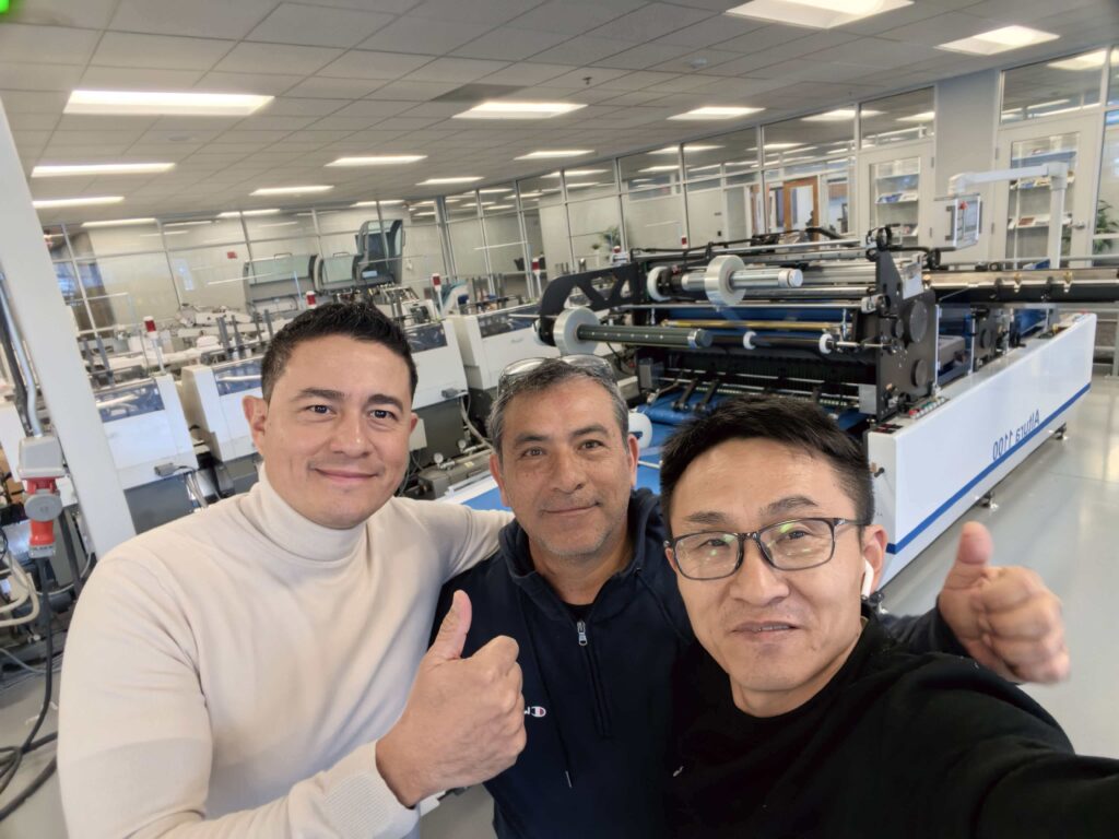 ONEZIM QTM-1100P High-Speed Automatic Window Patching Machine Installed in the USA