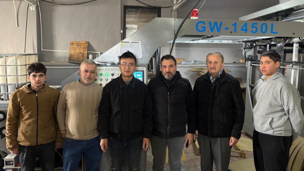 Successful Installation of the GW-1450L High-Speed Sheet-To-Sheet Laminating Machine in Turkey