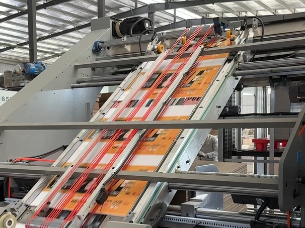 GW-1450L High-Speed Flute Laminator & Stacker Installation in Ji'an, Jiangxi