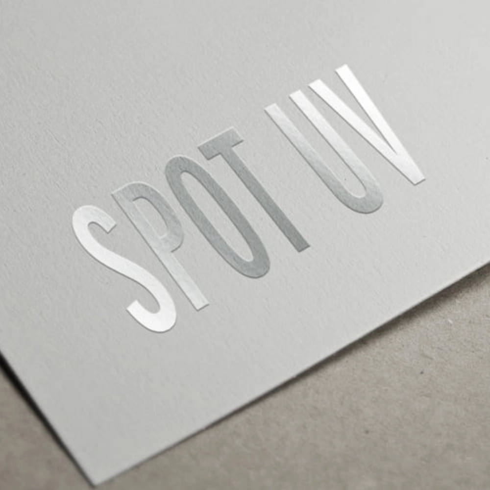 Final product sample 4 with spot UV coating