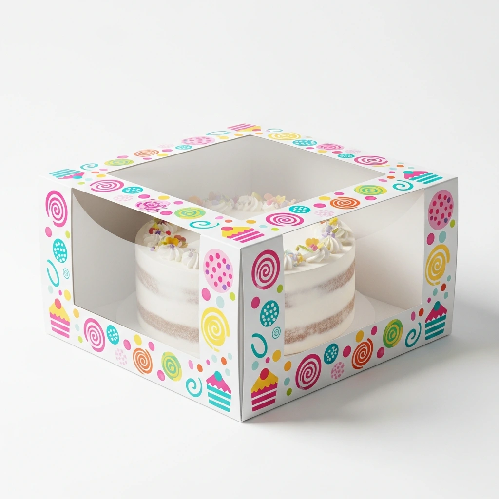 cake box with window