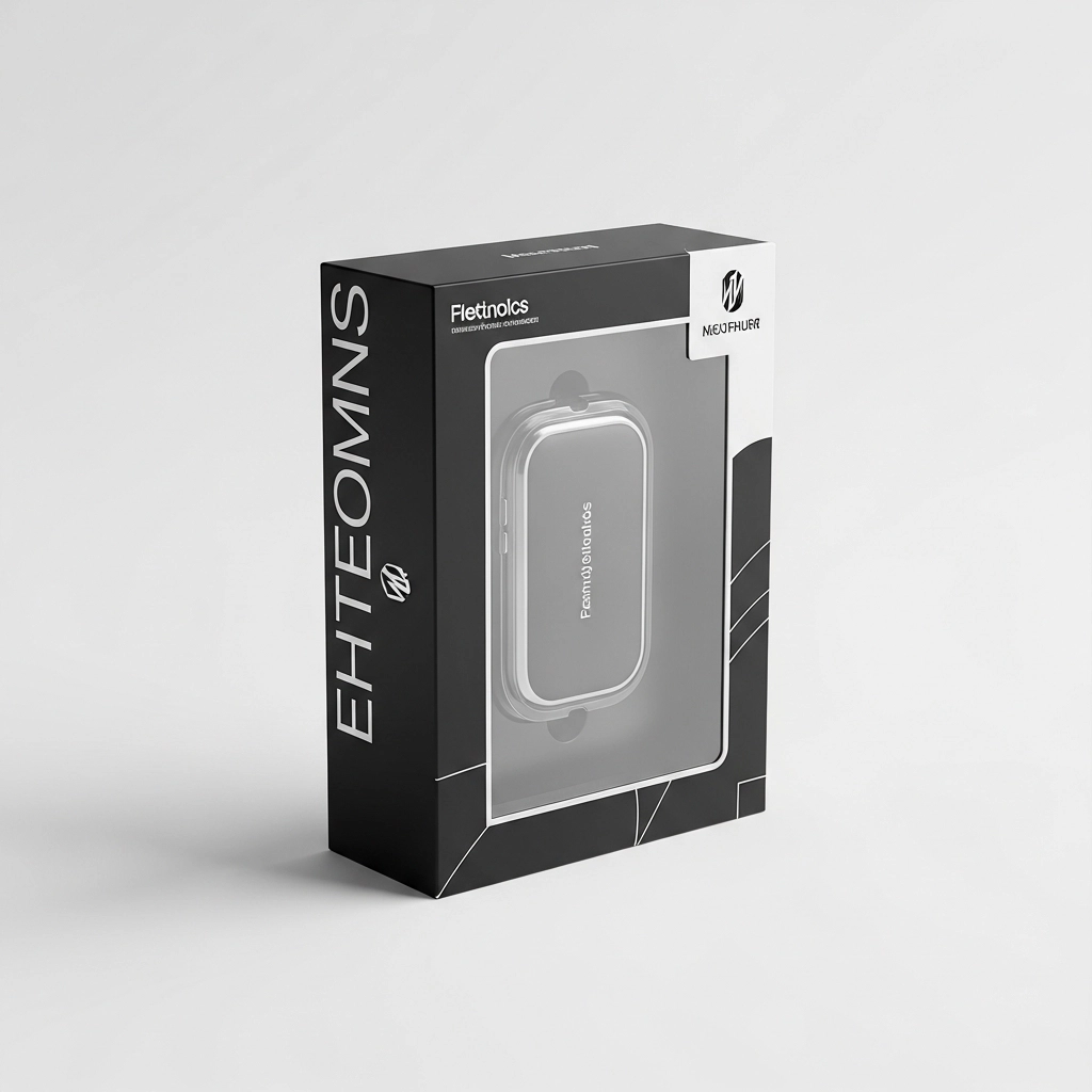 electronics box with window